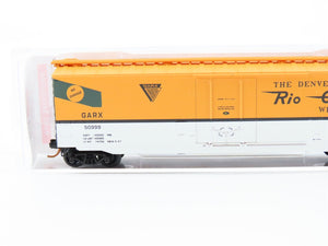 N Micro-Trains MTL #03200450 GARX D&RGW Rio Grande 50' Plug Door Box Car #50999