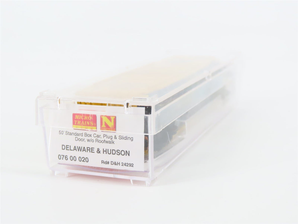 N Scale Micro-Trains MTL #07600020 D&amp;H &quot;The Bridge Line&quot; 50&#39; Box Car #24292