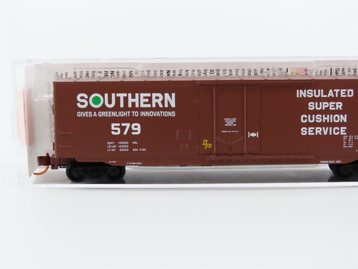 N Scale Micro-Trains MTL #03800420 SOU Southern &quot;Green Dot&quot; 50&#39; Box Car #579