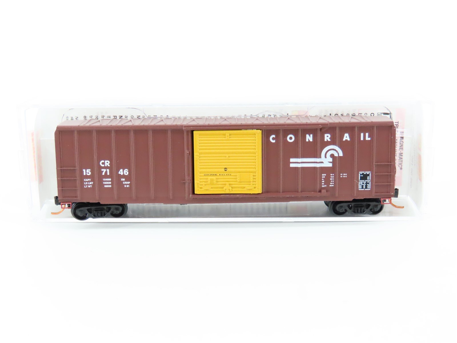 N Scale Micro-Trains MTL #02500190 CR Conrail 50' Single Door Box Car #157146