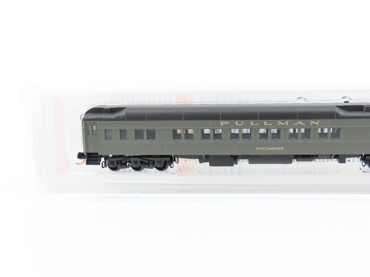 N Micro-Trains MTL 14200030 BN 83&#39; Heavyweight 12-1 Sleeper Passenger &quot;Pocomoke&quot;