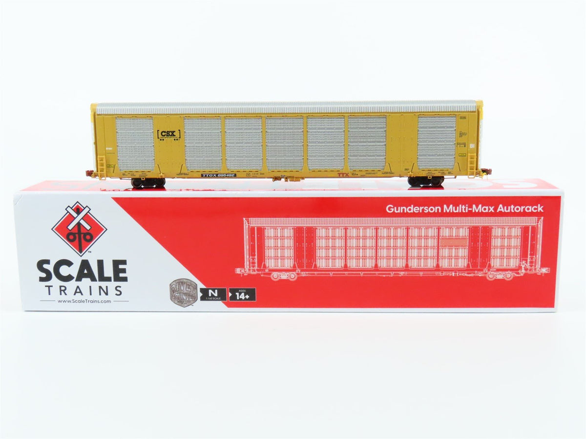 N Scaletrains SXT32695 CSX / TTGX Gunderson Multi-Max Autorack #695492