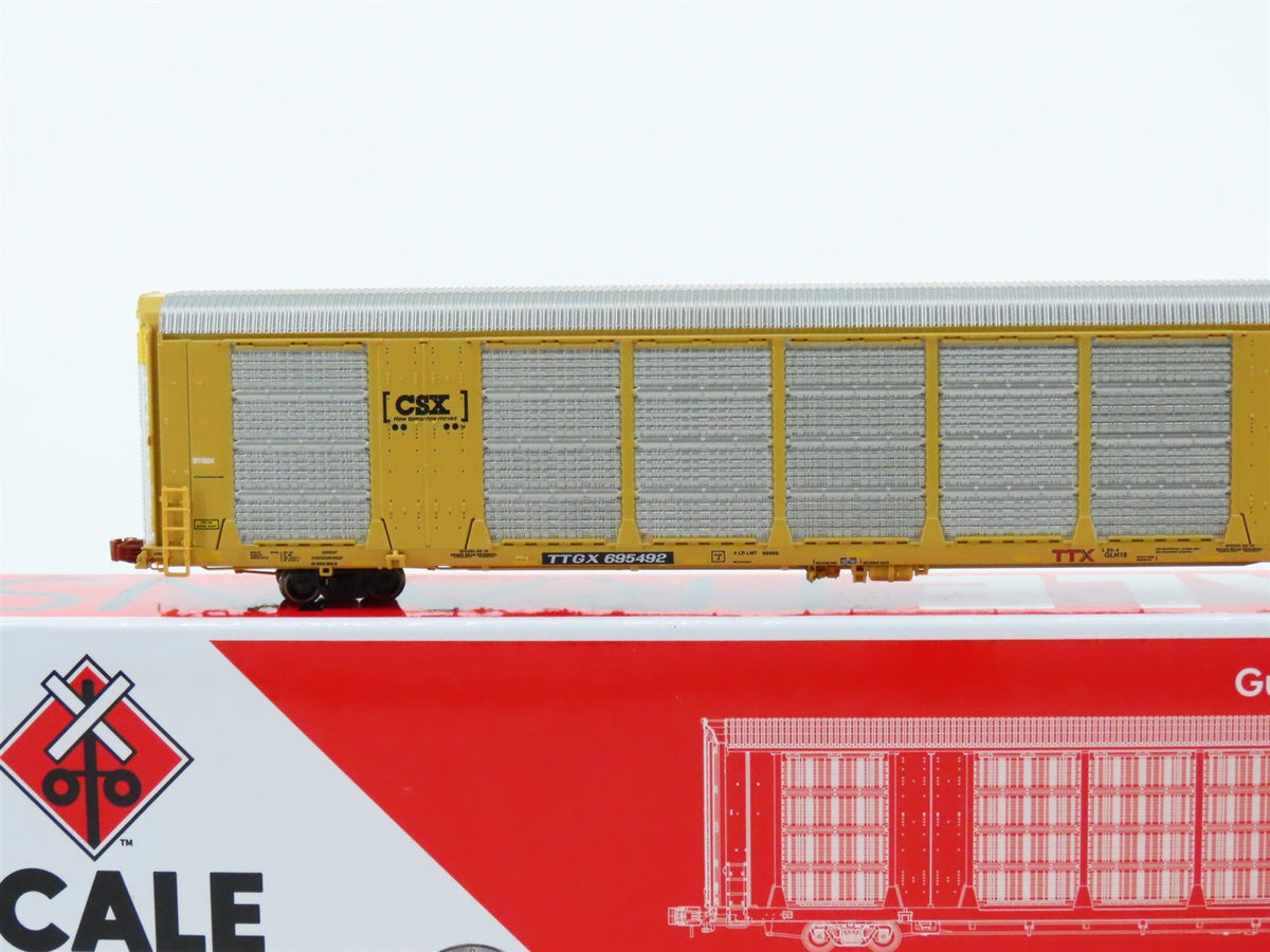 N Scaletrains SXT32695 CSX / TTGX Gunderson Multi-Max Autorack #695492