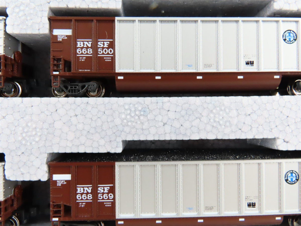 N Scale KATO 106-4605 BNSF Railway BethGon Coalporters 8-Car Set w/Loads