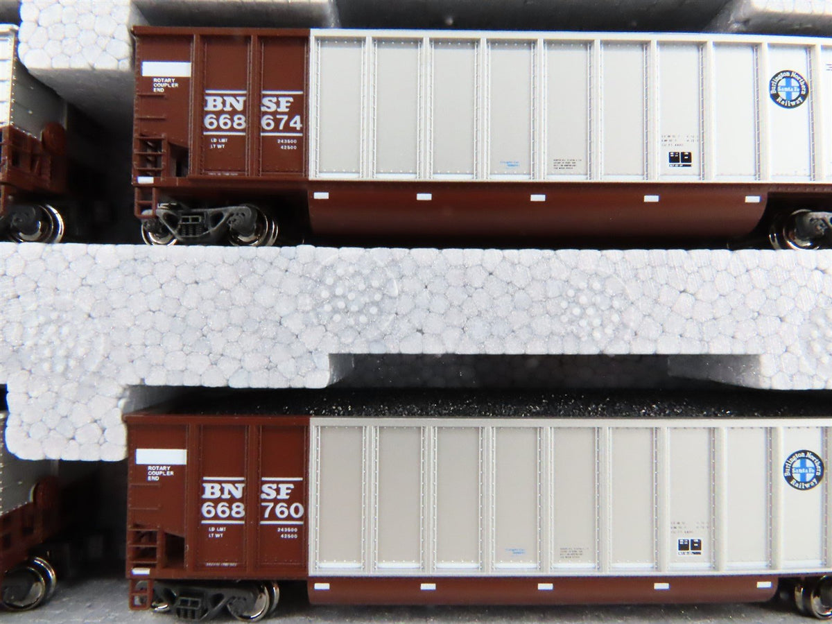 N Scale KATO 106-4605 BNSF Railway BethGon Coalporters 8-Car Set w/Loads