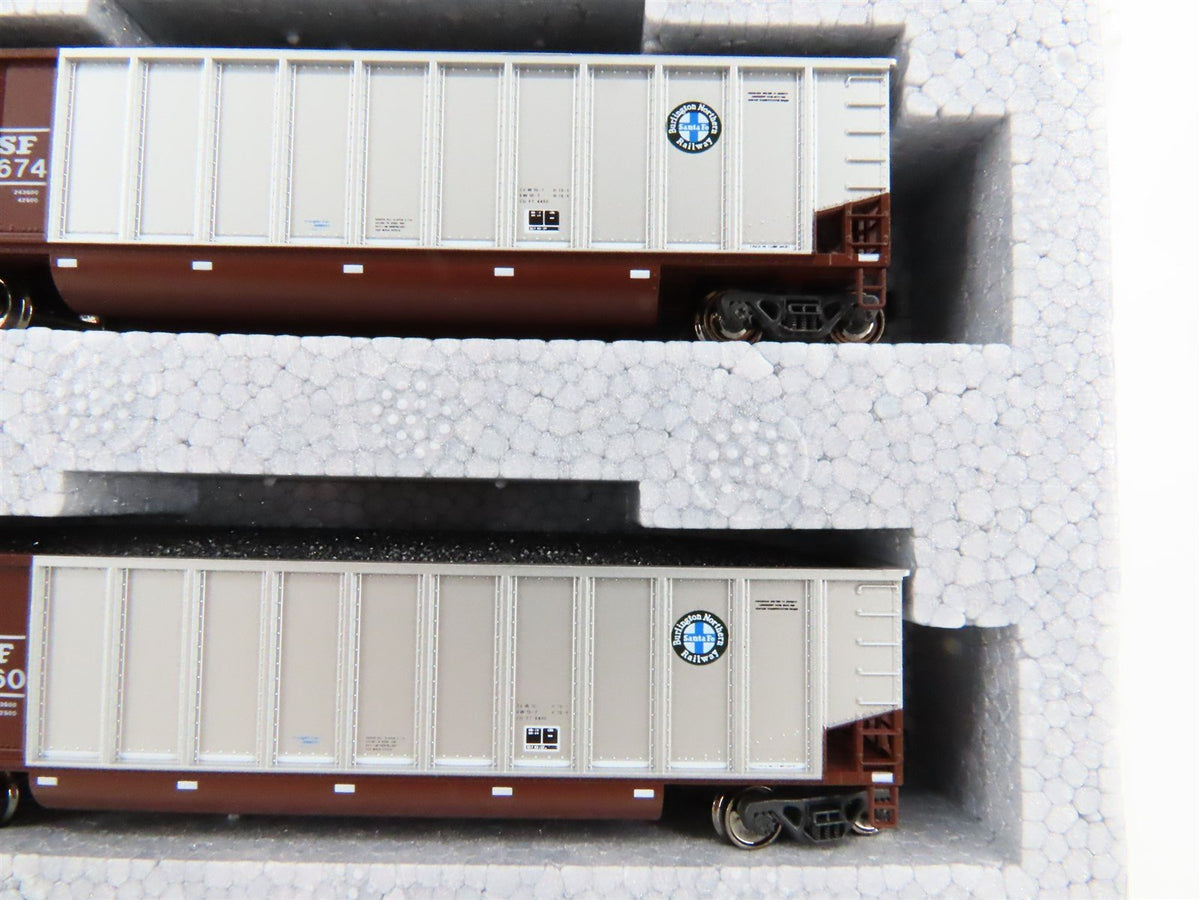 N Scale KATO 106-4605 BNSF Railway BethGon Coalporters 8-Car Set w/Loads