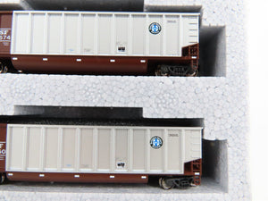 N Scale KATO 106-4605 BNSF Railway BethGon Coalporters 8-Car Set w/Loads