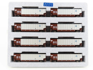 N Scale KATO 106-4605 BNSF Railway BethGon Coalporters 8-Car Set w/Loads