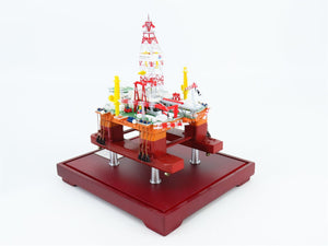 Chinese Hai Yang Shi You 981 Semi-Submersible Offshore Oil Rig w/ Display Case