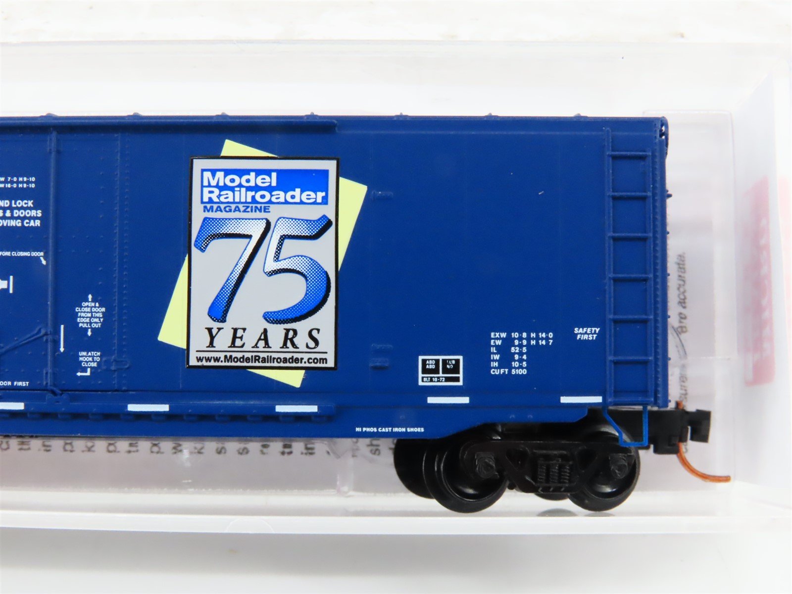 N Scale Micro-Trains MTL 07500160 WSOR Model Railroader 75 Years Box Car #503175