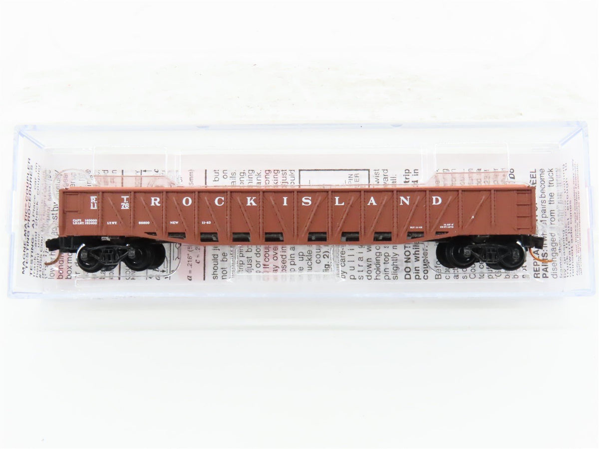 N Scale Micro-Trains MTL 06200040 RI Rock Island 50&#39; Gondola #1176