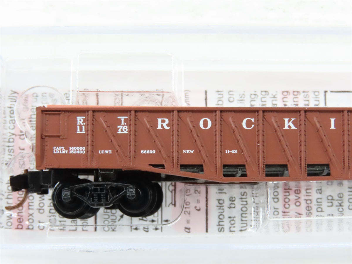 N Scale Micro-Trains MTL 06200040 RI Rock Island 50&#39; Gondola #1176