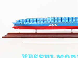 1:1000 Scale SITC Cargo Container Ship w/ Display Case