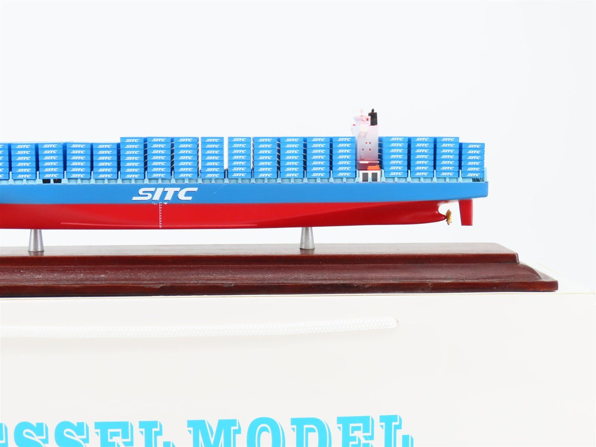 1:1000 Scale SITC Cargo Container Ship w/ Display Case