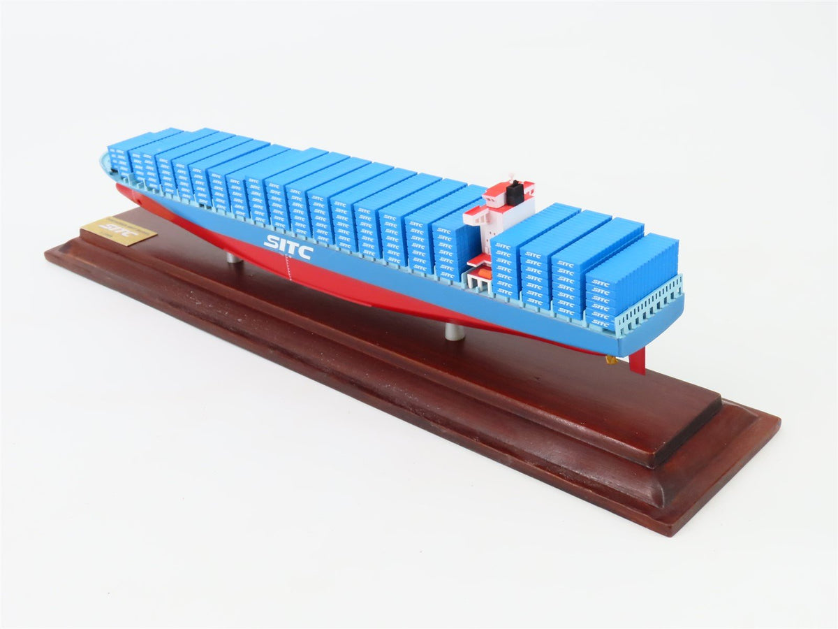 1:1000 Scale SITC Cargo Container Ship w/ Display Case