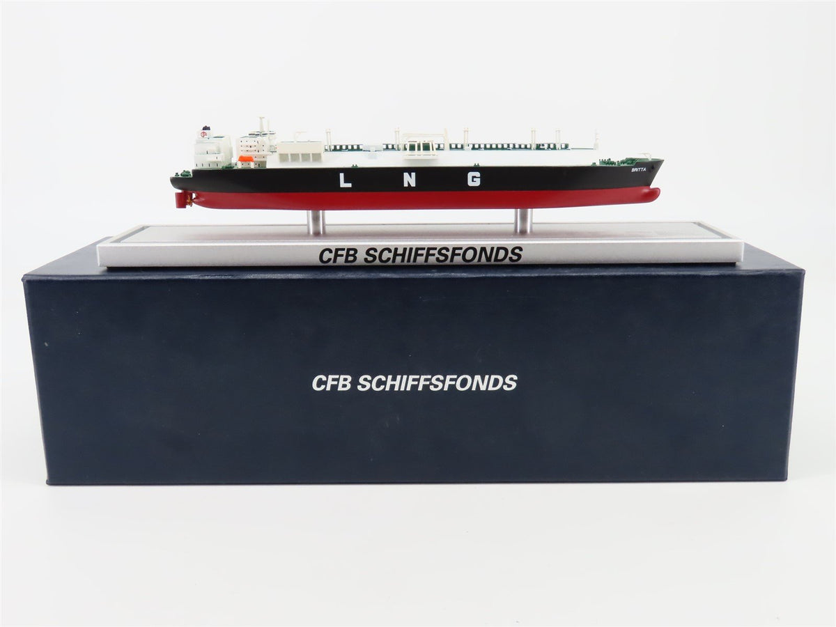 1:1250 Scale CFB Schiffsfonds LNG Gas Tanker Ship &quot;Britta&quot; w/ Display Case