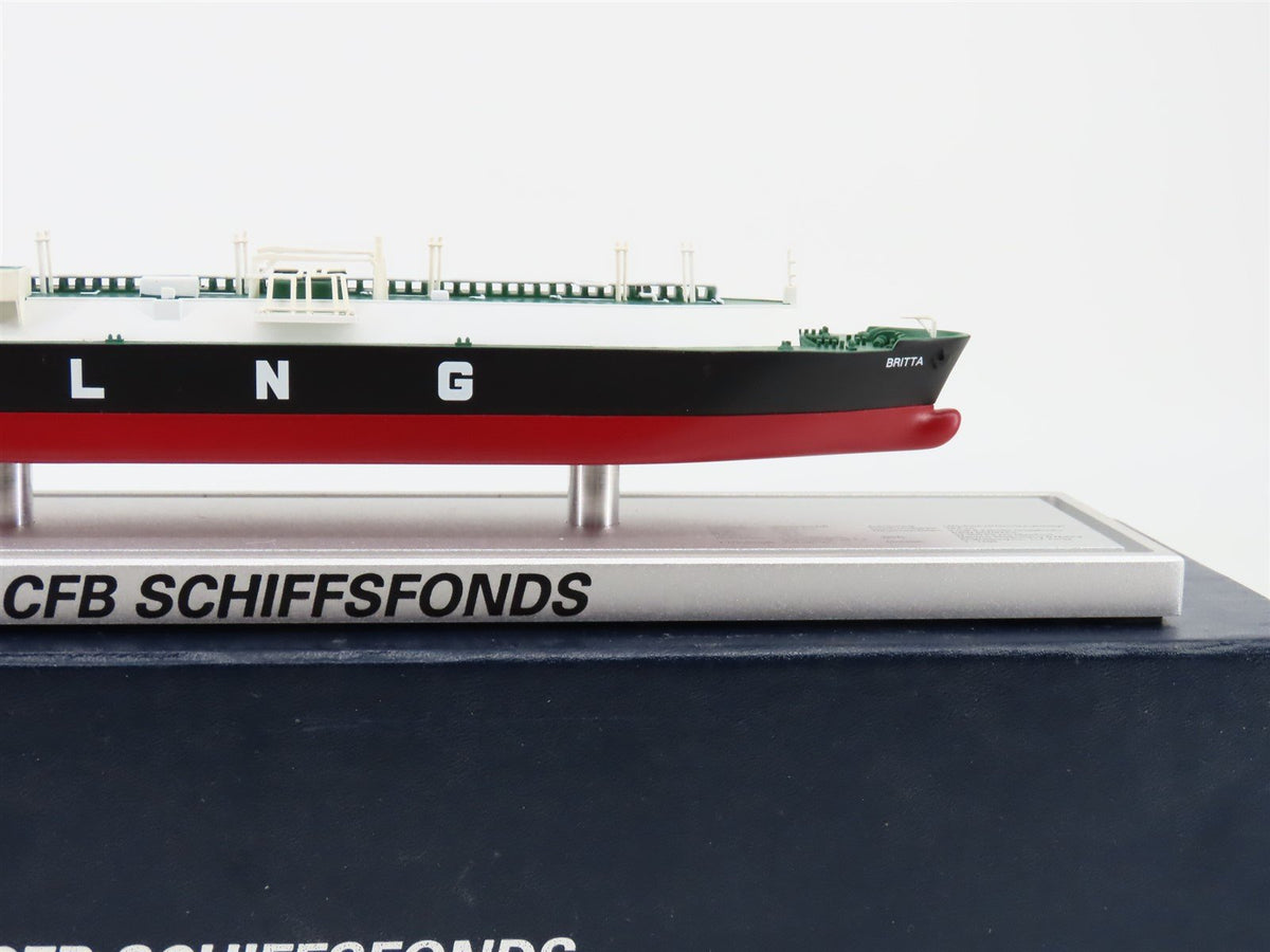 1:1250 Scale CFB Schiffsfonds LNG Gas Tanker Ship &quot;Britta&quot; w/ Display Case