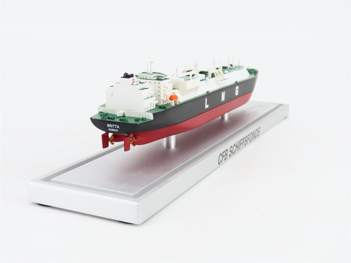 1:1250 Scale CFB Schiffsfonds LNG Gas Tanker Ship &quot;Britta&quot; w/ Display Case