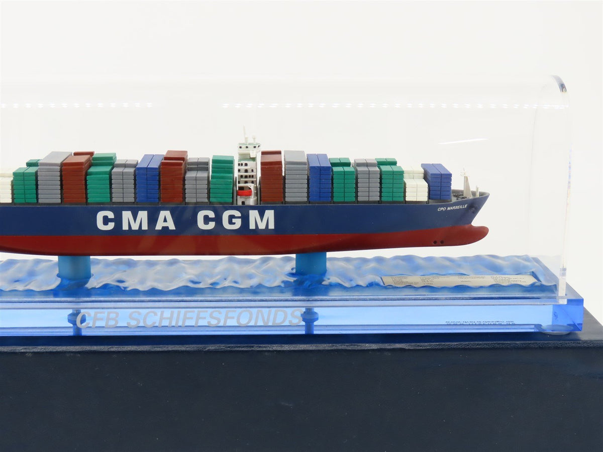 1:1250 Scale CFB Schiffsfonds CMA CGM Container Ship &quot;CPO Marseille&quot; w/ Display