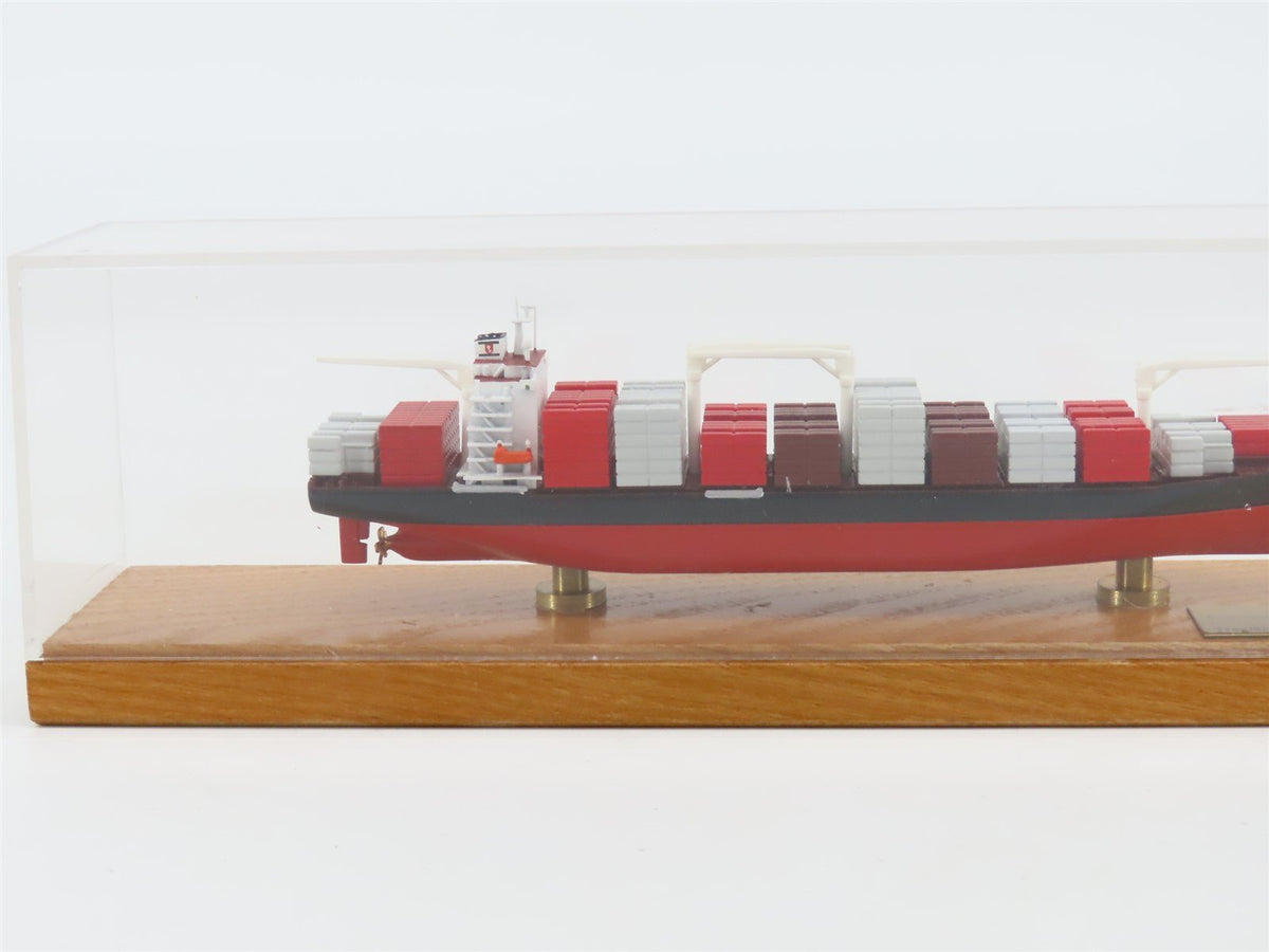 1:1250 Scale Conrad 2,602 TEU Cargo Container Ship &quot;MS Ansgaritor&quot; w/ Display