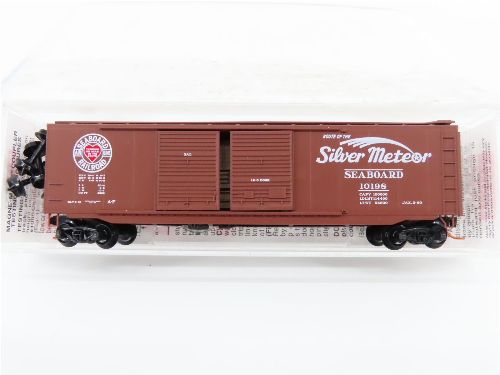 N Scale Micro-Trains MTL 03400330 SAL Seaboard Air Line 50' Box Car #10198