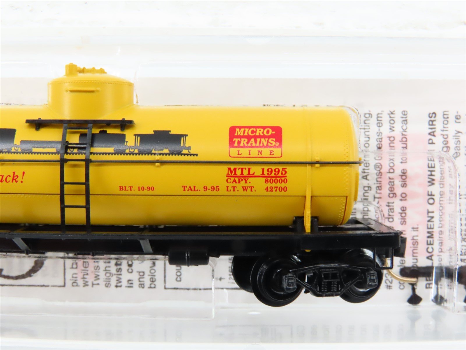 N Scale Micro-Trains MTL 65380 5th Anniversary 39' Single Dome Tank Car #1995