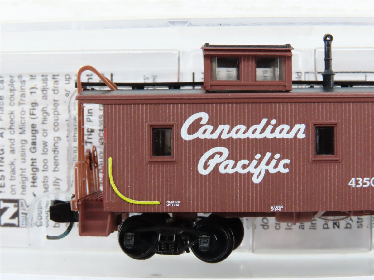 N Scale Micro-Trains MTL 05100011 CP Canadian Pacific 34&#39; Caboose #435076