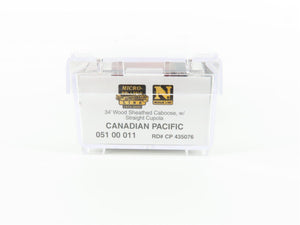 N Scale Micro-Trains MTL 05100011 CP Canadian Pacific 34' Caboose #435076