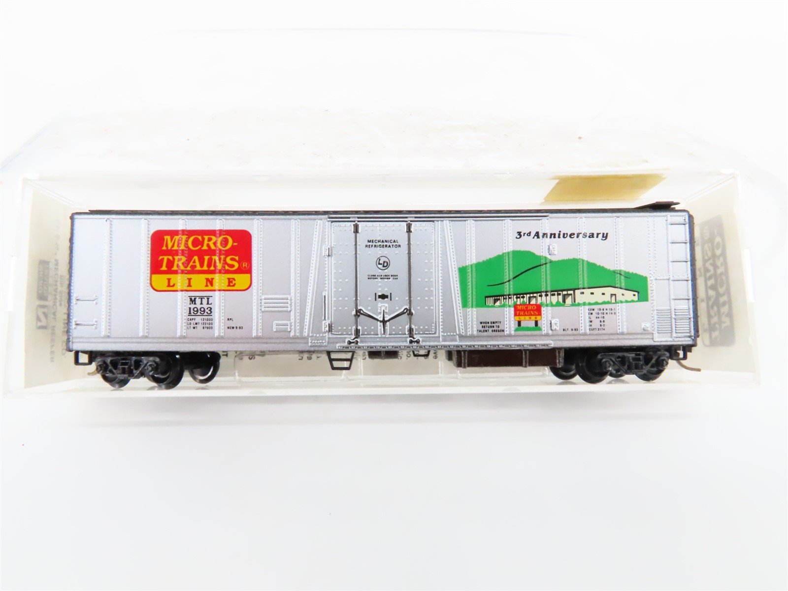 N Scale Micro-Trains MTL 70060 Anniversary Car Mechanical Reefer #1993