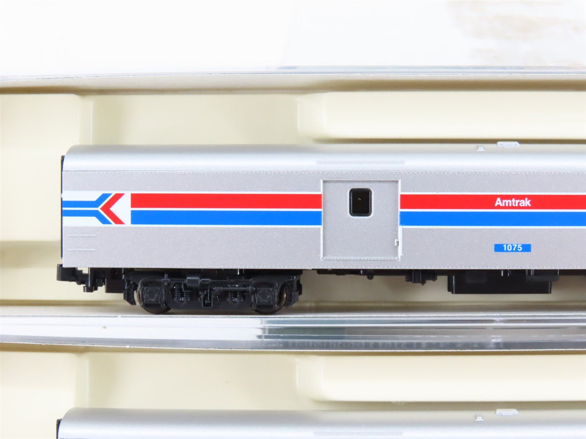 N Scale Kato 106-3512 Amtrak Phase I Baggage Passenger 2-Car Set