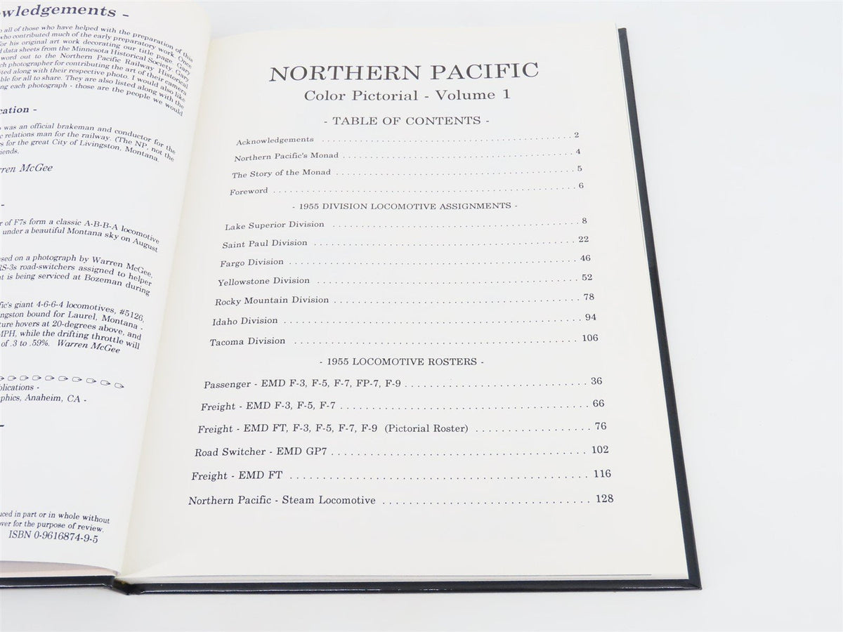 Northern Pacific Pictorial - Volume 1 By Joseph W. Shine ©1994 HC Book