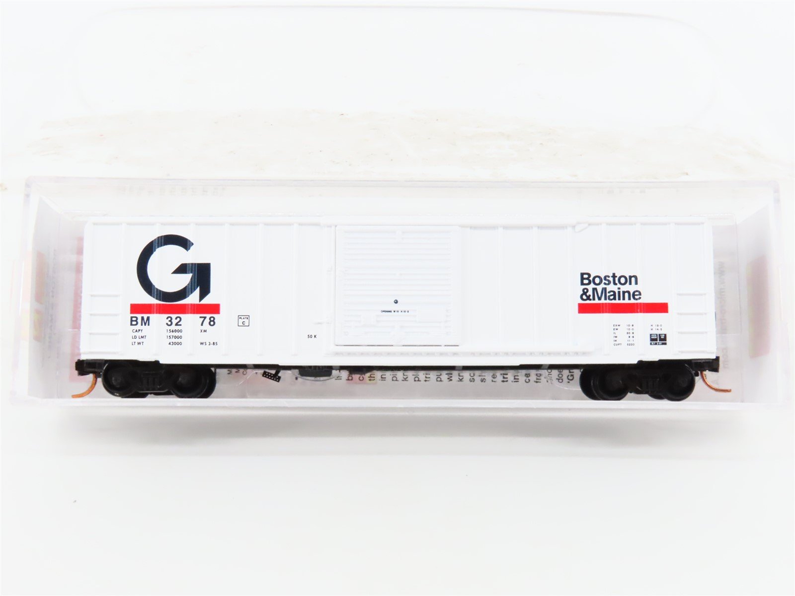 N Scale Micro-Trains MTL 02500400 BM Boston & Maine / Guilford 50' Box Car #3278