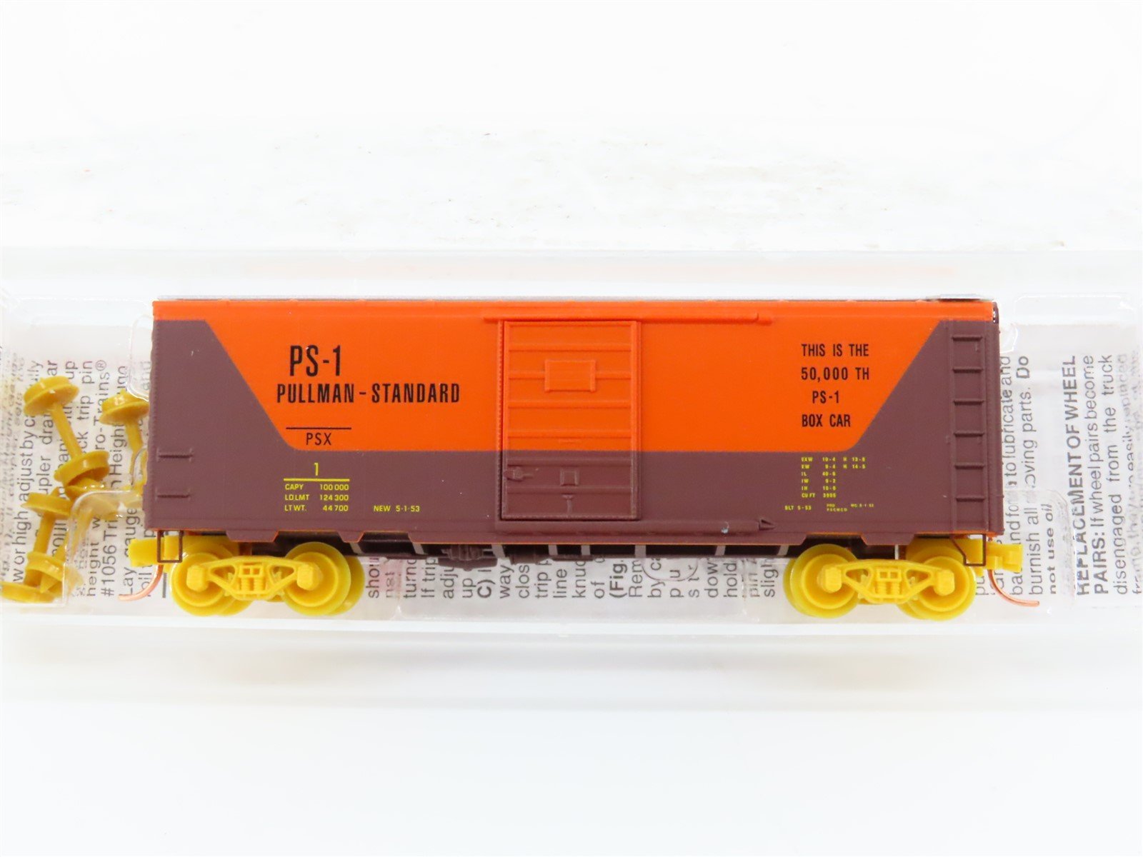 N Scale Micro-Trains MTL 20626 PSX Pullman Standard Exhibition 40' Box Car #1