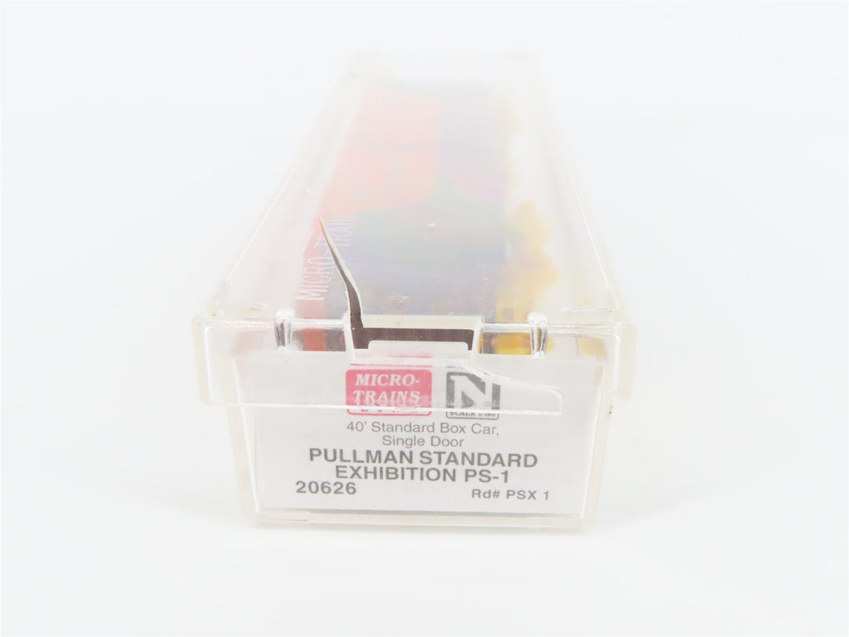 N Scale Micro-Trains MTL 20626 PSX Pullman Standard Exhibition 40&#39; Box Car #1