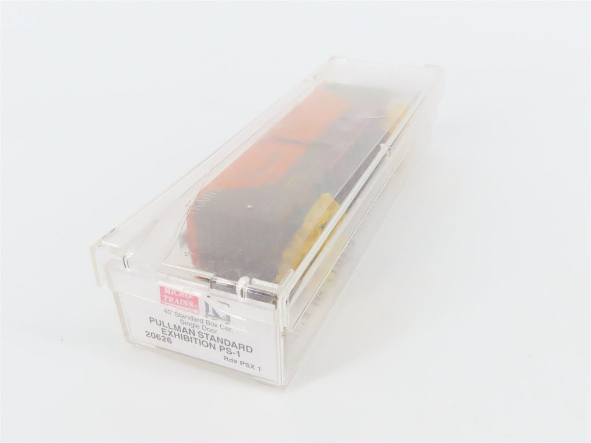 N Scale Micro-Trains MTL 20626 PSX Pullman Standard Exhibition 40&#39; Box Car #1
