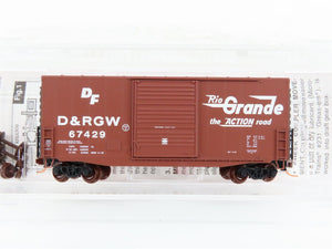 N Scale Micro-Trains MTL 10100030 D&RGW Rio Grande 40' Hy-Cube Box Car #67429