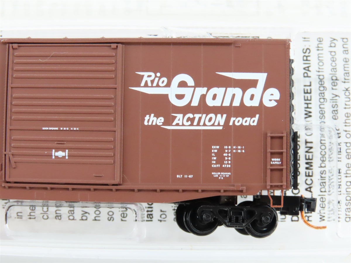 N Scale Micro-Trains MTL 10100130 D&amp;RGW Rio Grande 40&#39; Hy-Cube Box Car #67420