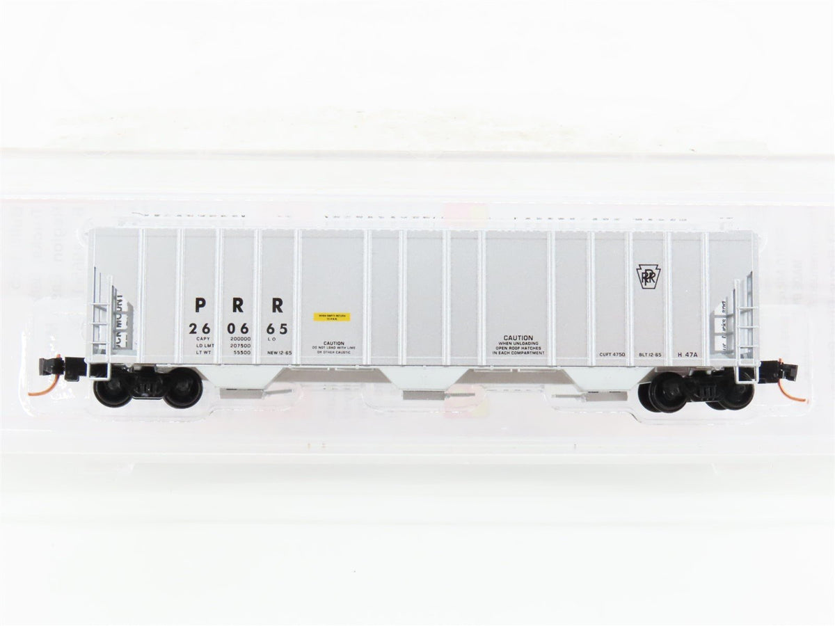 N Scale Micro-Trains MTL 09900100 PRR Pennsylvania 3-Bay Covered Hopper #260665