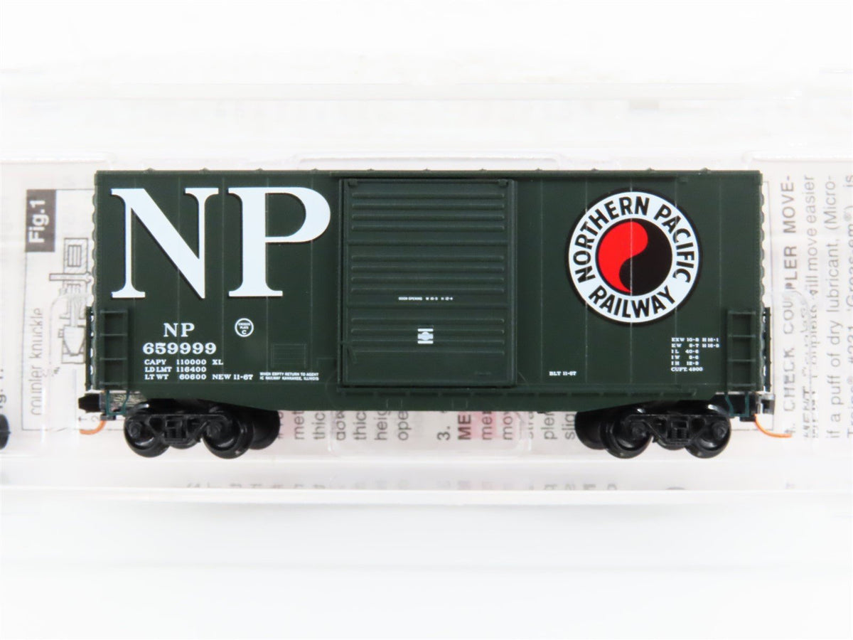 N Scale Micro-Trains MTL 10100010 NP Northern Pacific 40&#39; Hy-Cube Box Car 659999