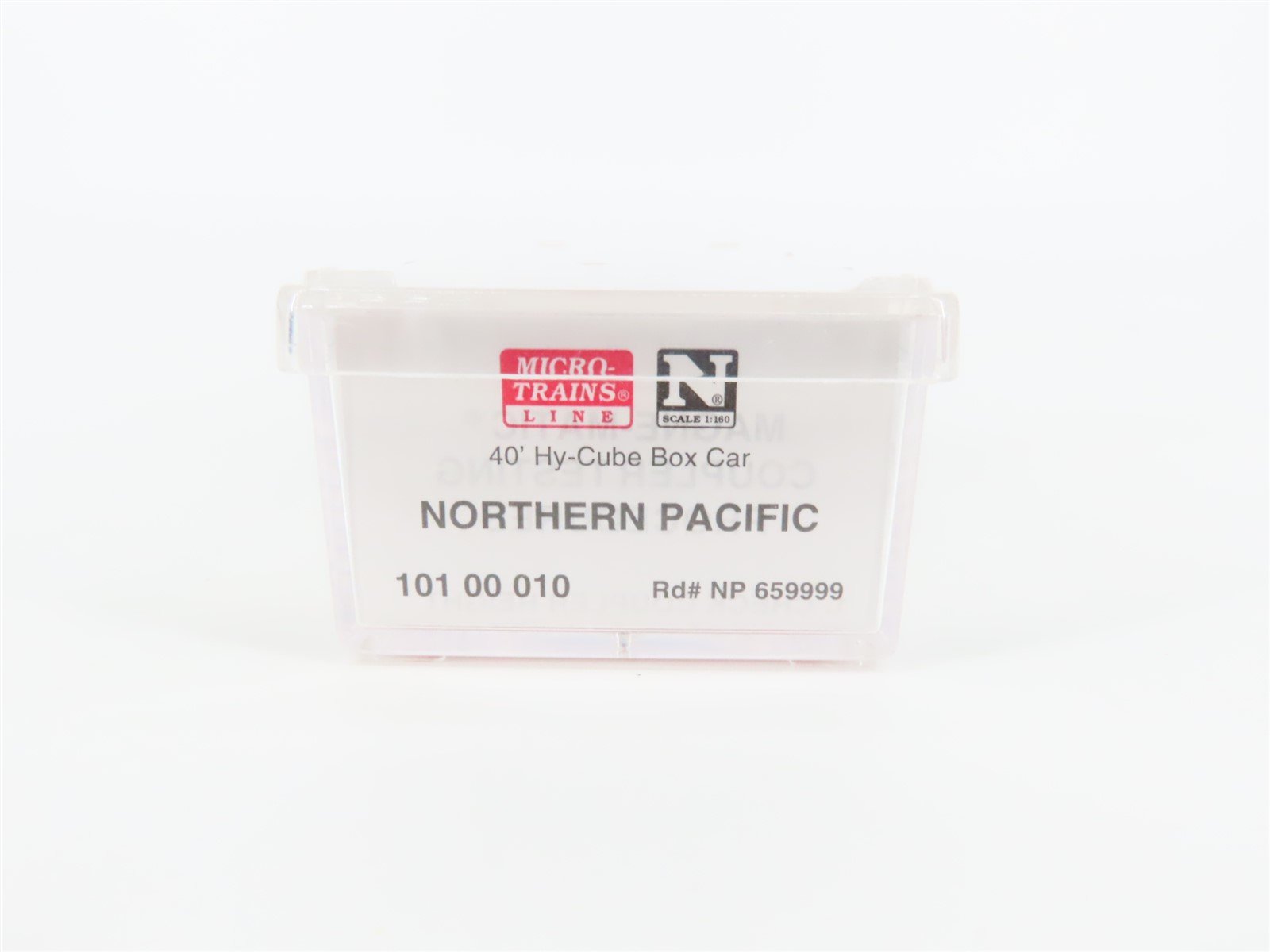 N Scale Micro-Trains MTL 10100010 NP Northern Pacific 40' Hy-Cube Box Car 659999