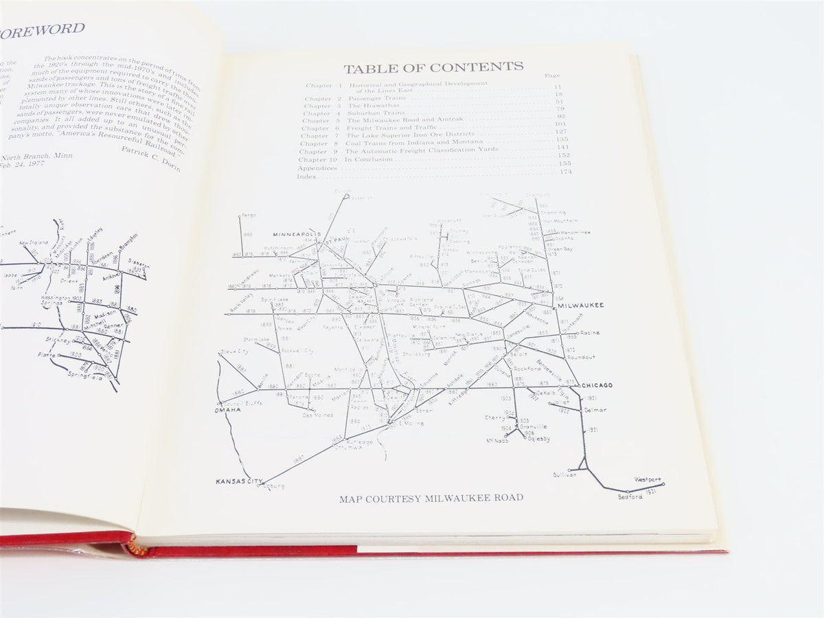 The Milwaukee Road East by Patrick C. Dorin ©1978 HC Book