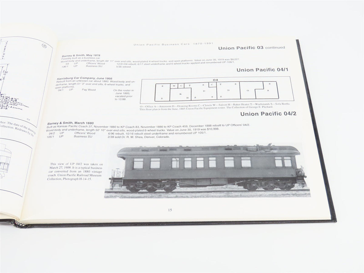 Union Pacific Business Cars 1870-1991 by Ralph L. Barger ©1998 HC Book