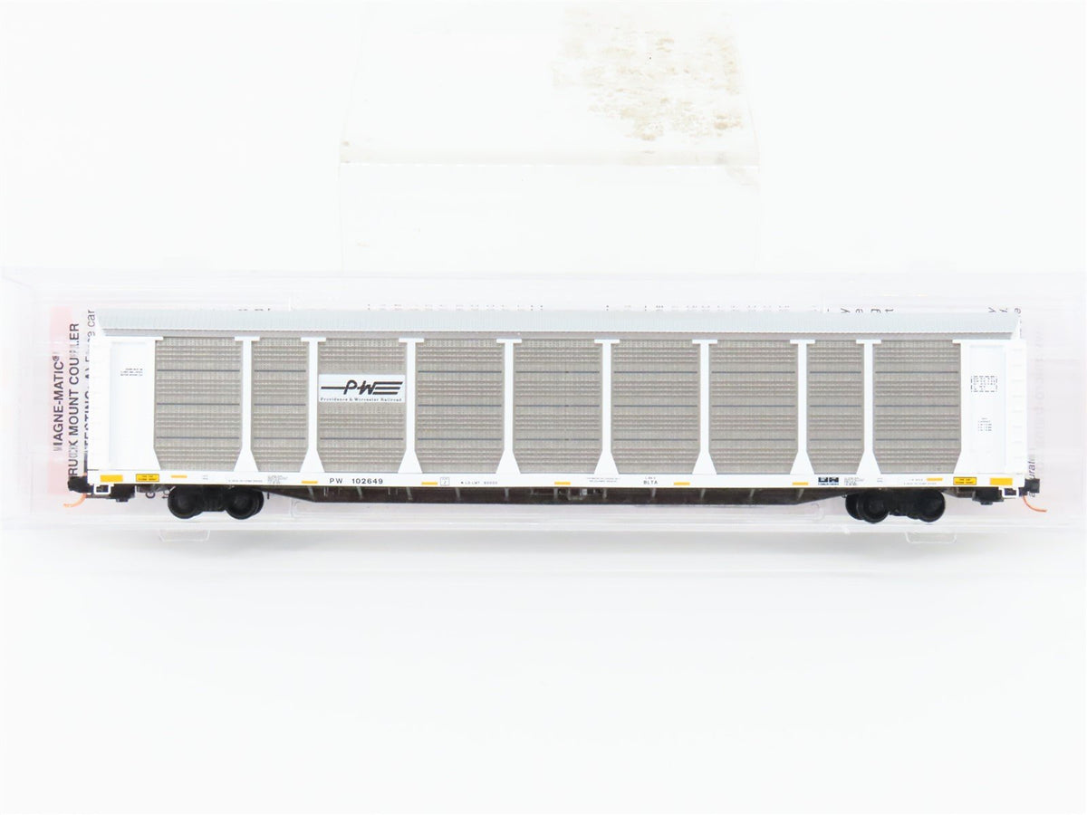 N Scale Micro-Trains MTL 11100170 P&amp;W Railroad 89&#39; Auto Rack Car #102649