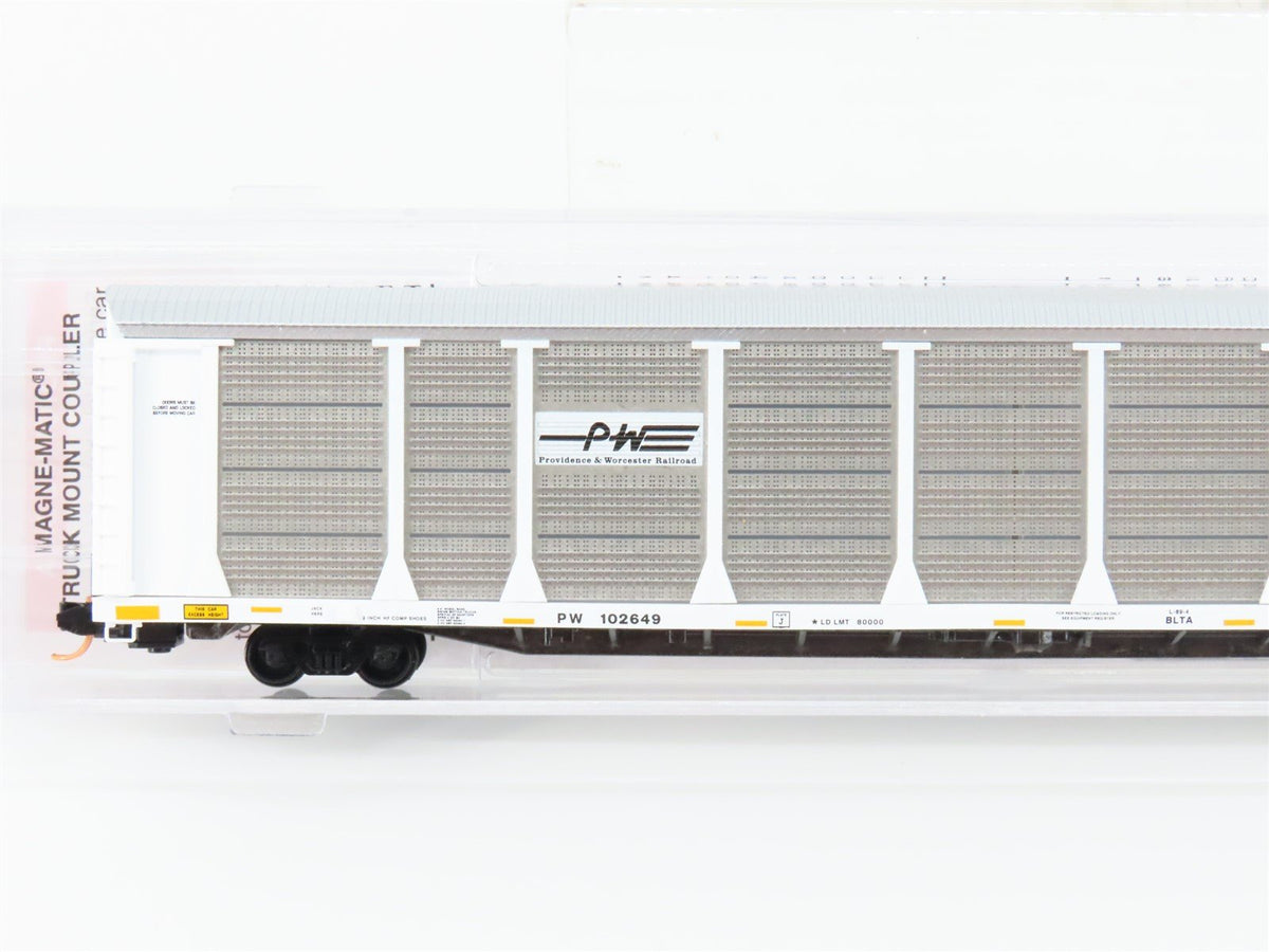 N Scale Micro-Trains MTL 11100170 P&amp;W Railroad 89&#39; Auto Rack Car #102649