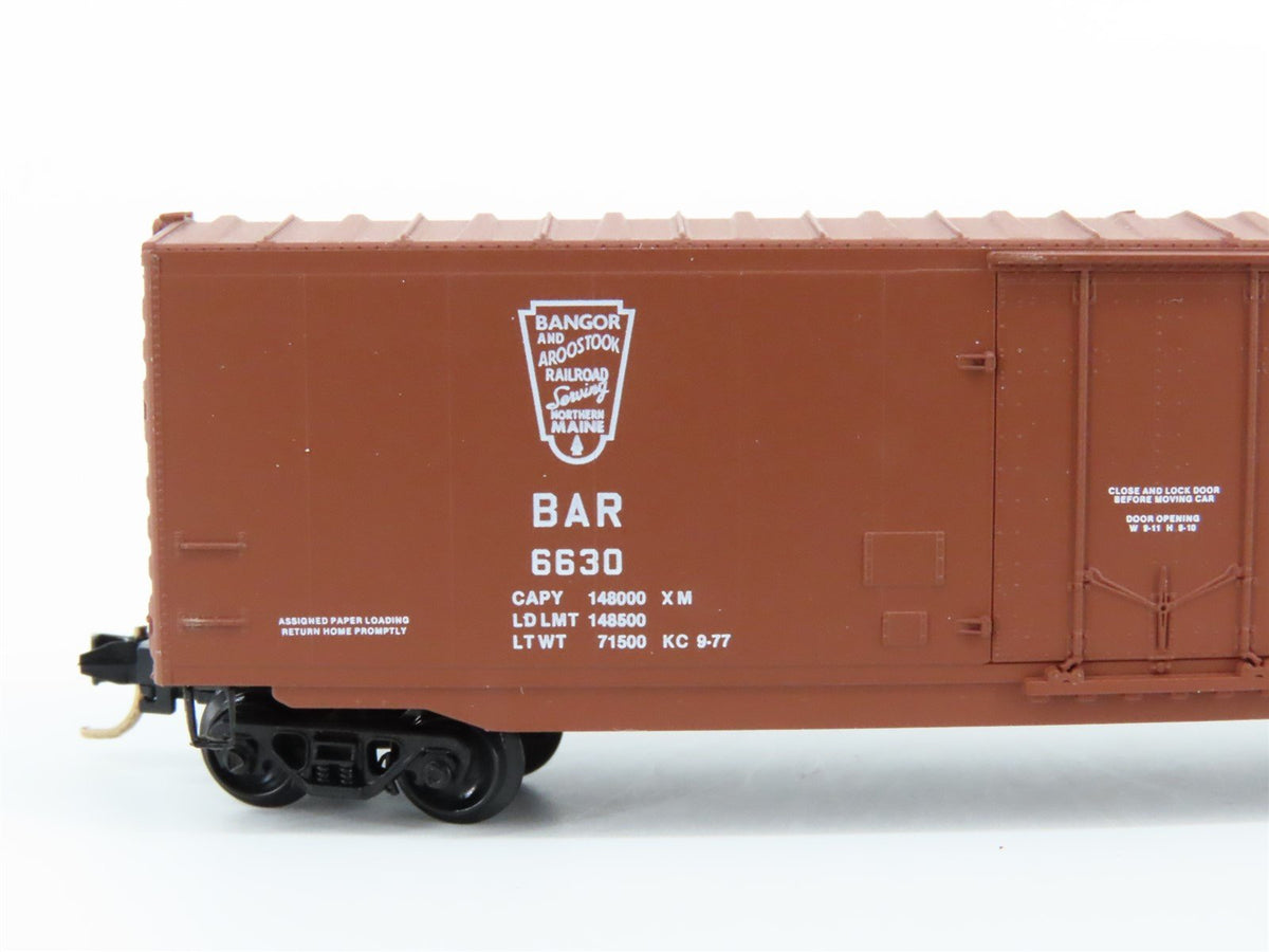 N Scale Micro-Trains MTL 38140 BAR Bangor &amp; Aroostook 50&#39; Box Car #6630