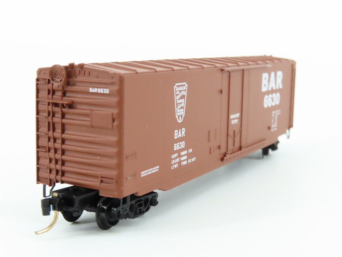 N Scale Micro-Trains MTL 38140 BAR Bangor &amp; Aroostook 50&#39; Box Car #6630