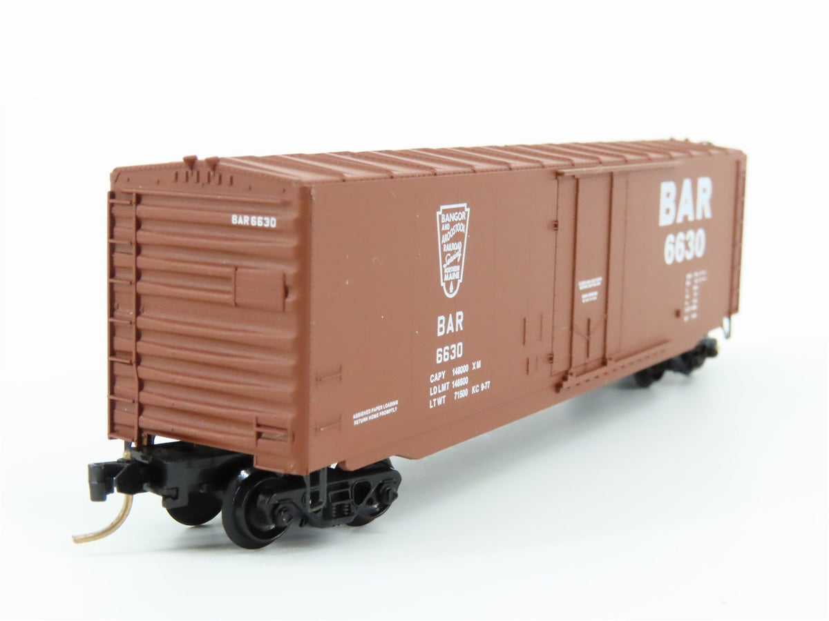 N Scale Micro-Trains MTL 38140 BAR Bangor &amp; Aroostook 50&#39; Box Car #6630