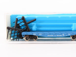 N Scale Rivarossi 9341 B&M Boston & Maine Flatcar #5201