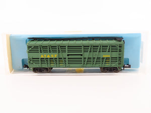 N Scale Atlas 2253 ATSF Santa Fe Cattle Stock Car #50656