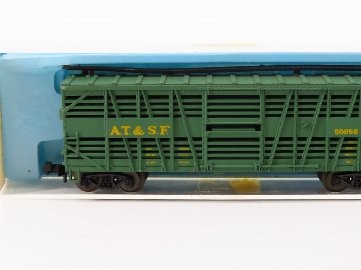 N Scale Atlas 2253 ATSF Santa Fe Cattle Stock Car #50656